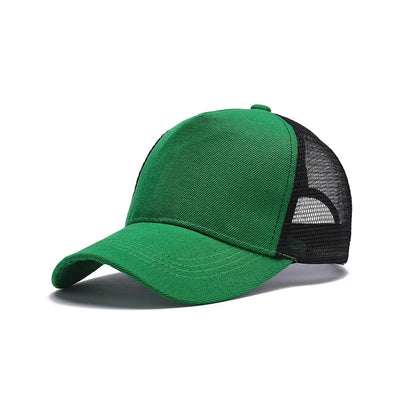 Summer Color-Block Breathable Mesh Baseball Cap