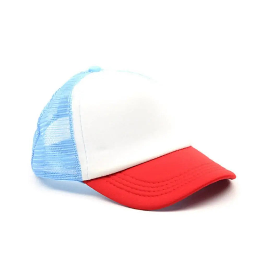 Unisex Spong Mesh Baseball Cap Breathable Adjustable Peaked Cap