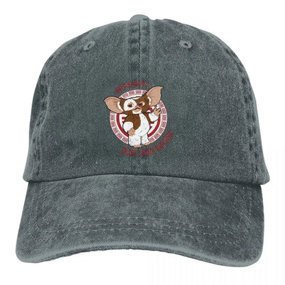 Washed Men's Baseball Cap GIZMO Essential Trucker Snapback Cowboy Caps Dad Hat