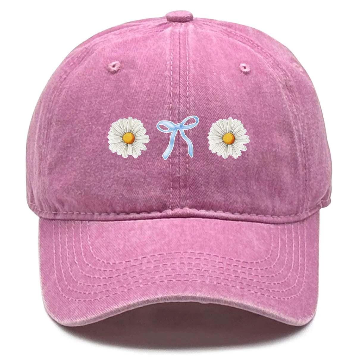 Flower Print Snapback Baseball Cap Flower Hat