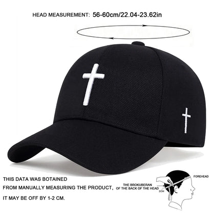 Fashion Simple Black Baseball Cap Solid Color Golf Hat Cotton Snapback Caps