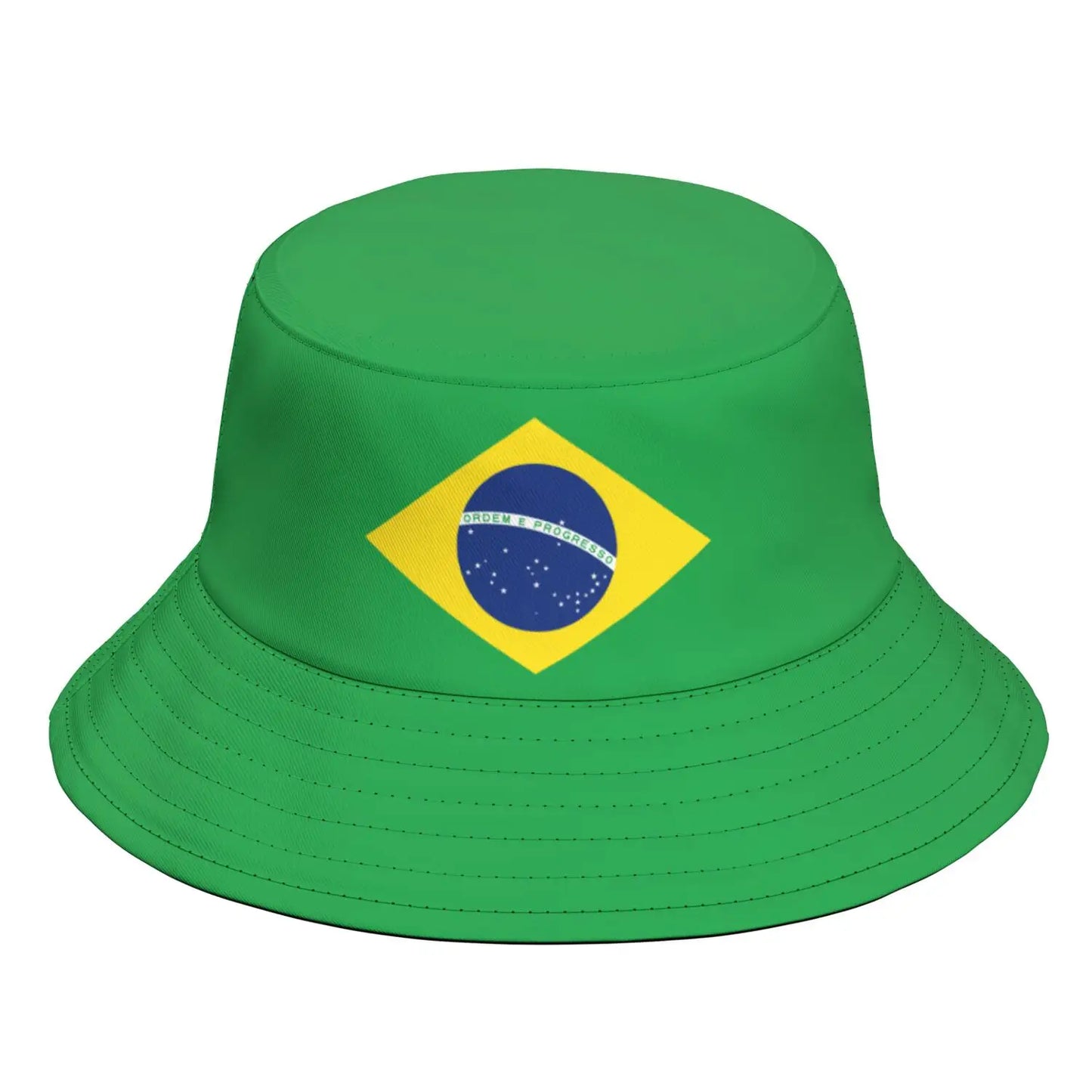 Brazil Free Custom Name Number Logo Bucket Cap