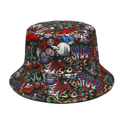 Fashion Graffiti Pattern Bucket Hat