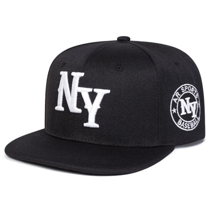 Unisex NY Letter Embroidery Hip-hop Hats Spring and Autumn