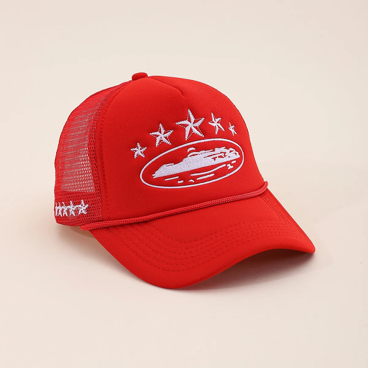 Fashionable Embroidered Baseball Hat Five Star Color