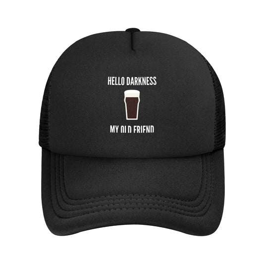 Hello Darkness My Old Friend Beer Baseball Caps
