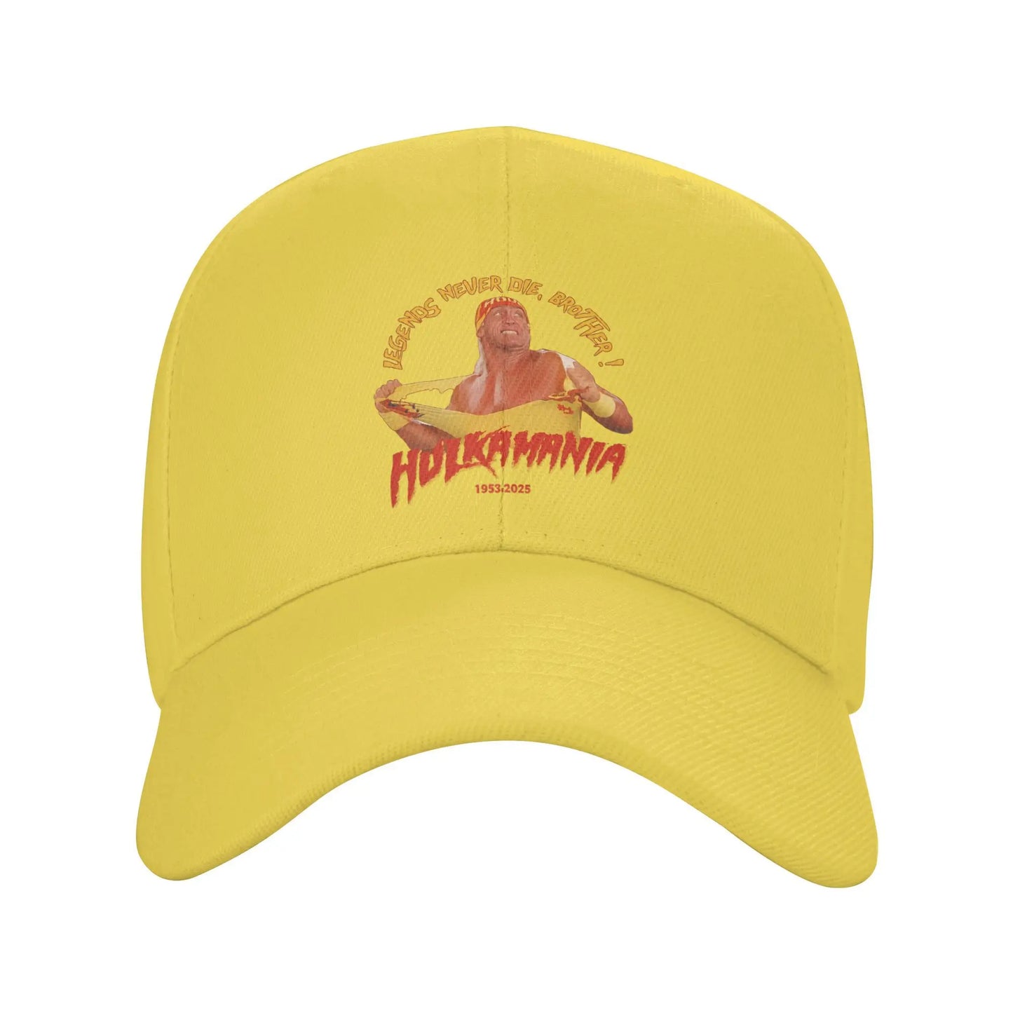 Hulkamania Hulk Hogan Wrestling Hat Adult Sport Baseball Caps