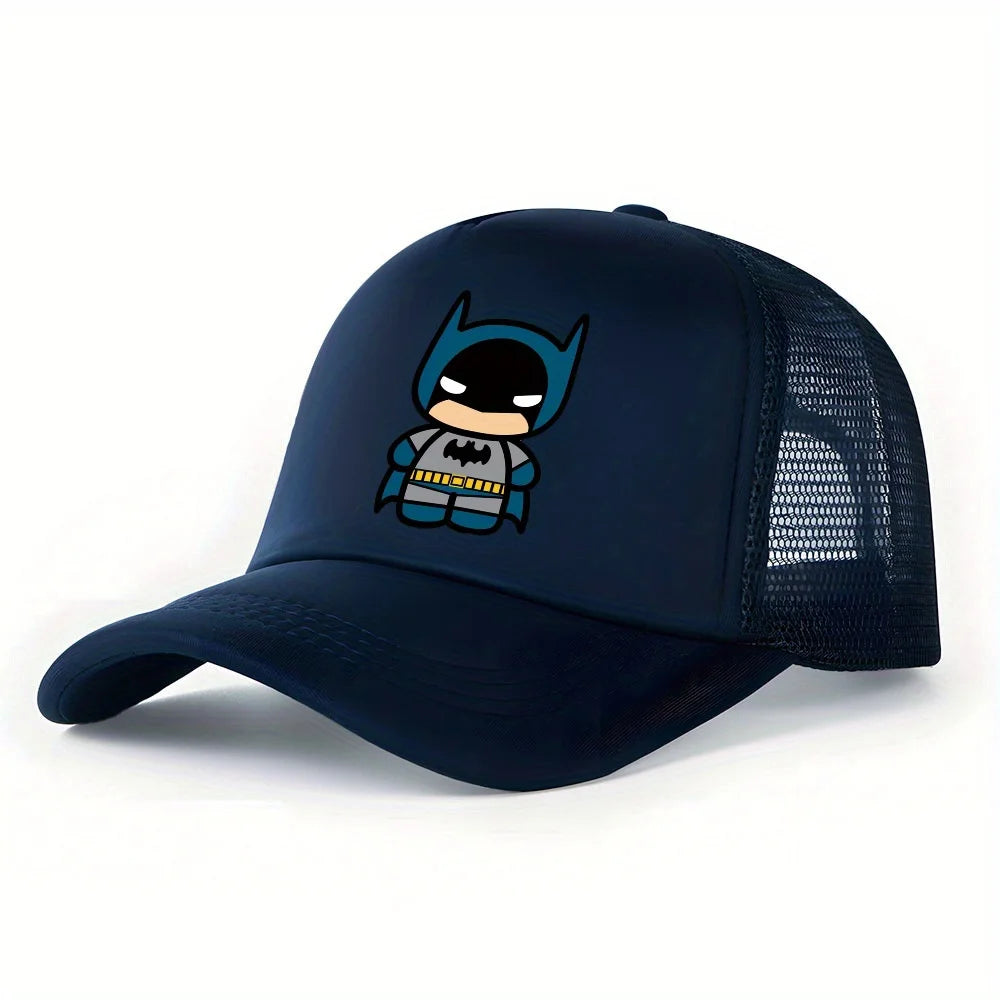 Batman Cartoon Print Baseball Cap