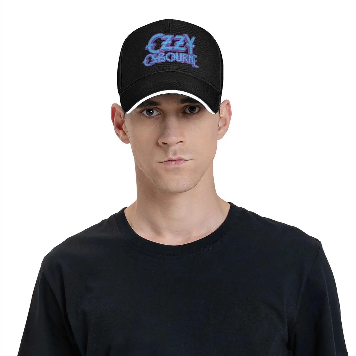 Ozzy Osbourne Purple And Blue Logo Baseball Cap