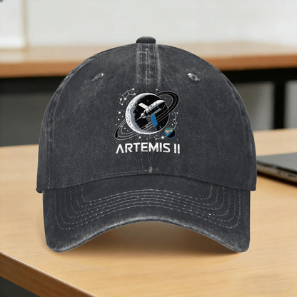 Artemis II Back To The Moon 2026 Sun Baseball Cap
