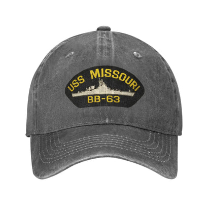 Vintage USS Missouri BB-63 Baseball Cap