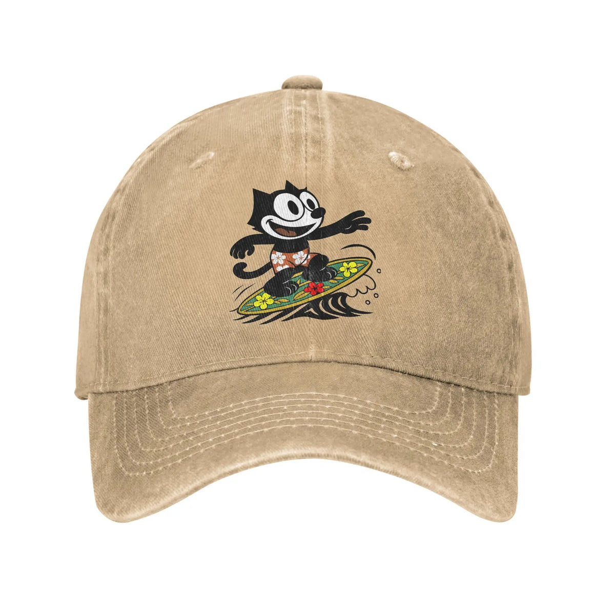 Felix The Cat Surf's Up Baseball Cap
