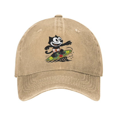 Felix The Cat Surf's Up Baseball Cap