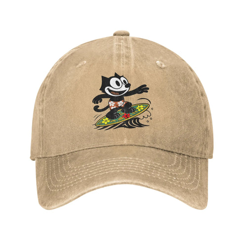 Felix The Cat Surf's Up Baseball Cap