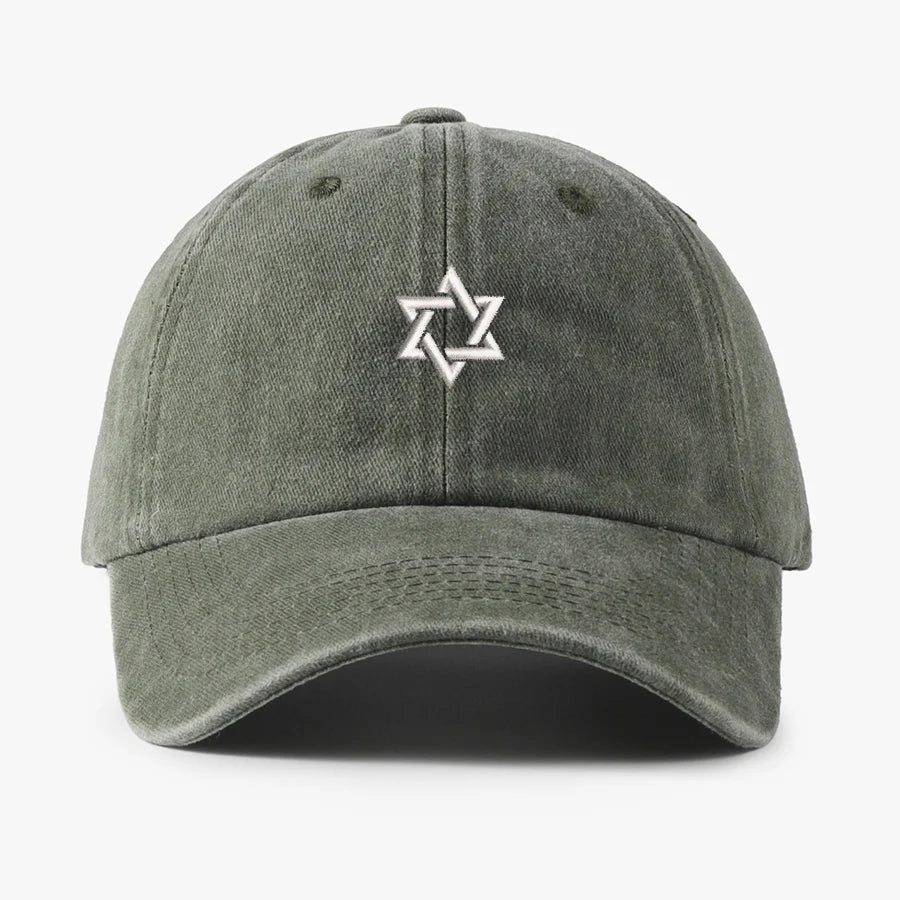 Embroidered Star of David Baseball Caps
