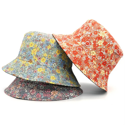 Double Sided Floral Bucket Hat