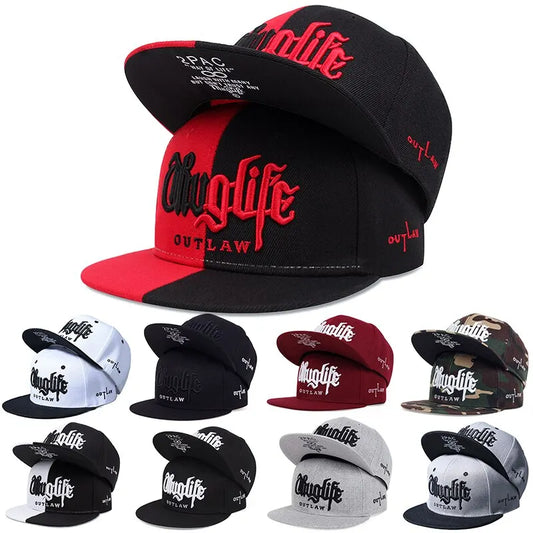 Fashion Fastball CAP ThugLife Embroidery HipHop Baseball Cap Snapback Hat