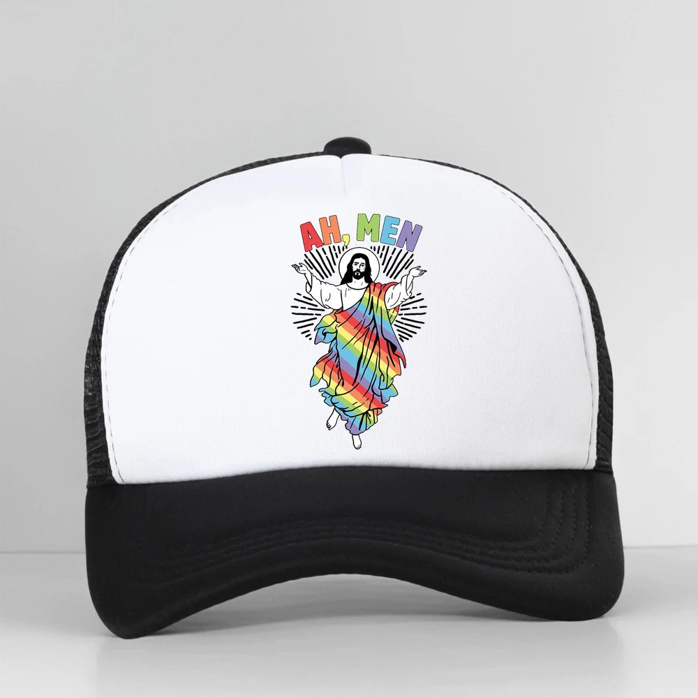 Jesus Christ 3D Print Baseball Cap