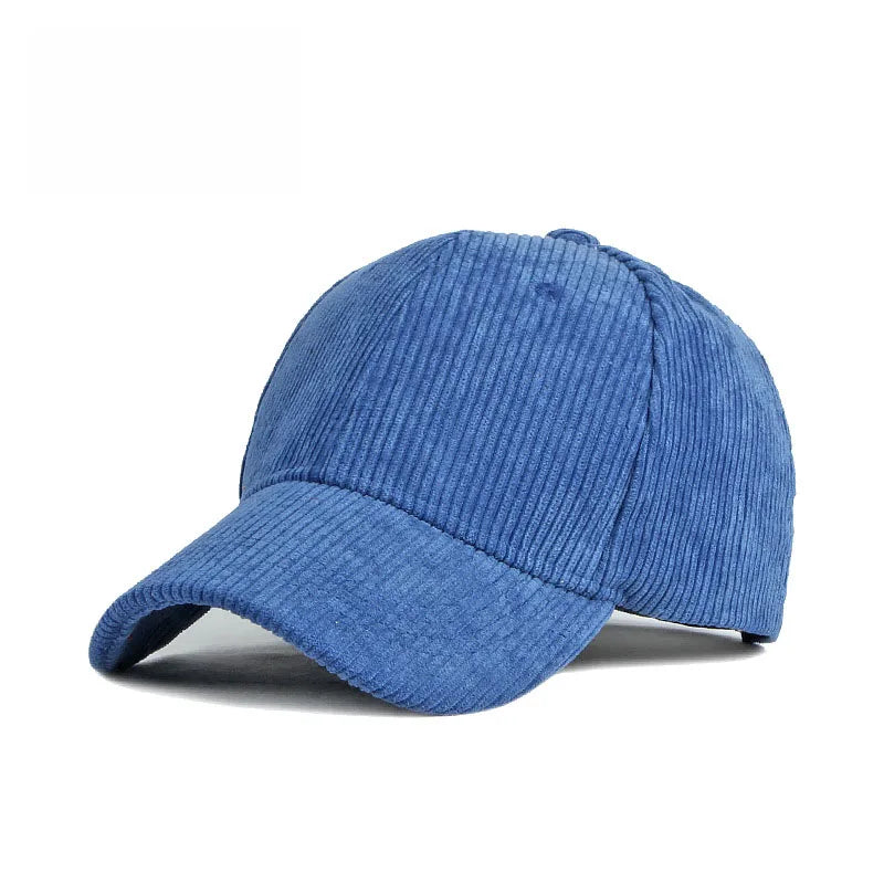 Corduroy Baseball Cap For Women Men New