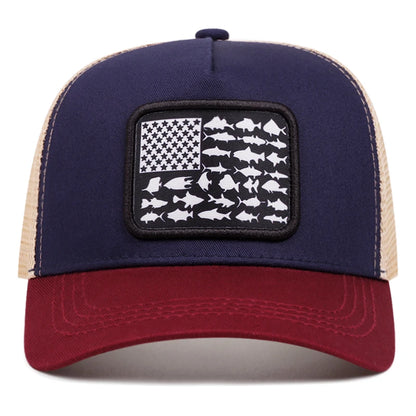 USA National Flag Embroidery Women Men Outdoors Baseball Cap