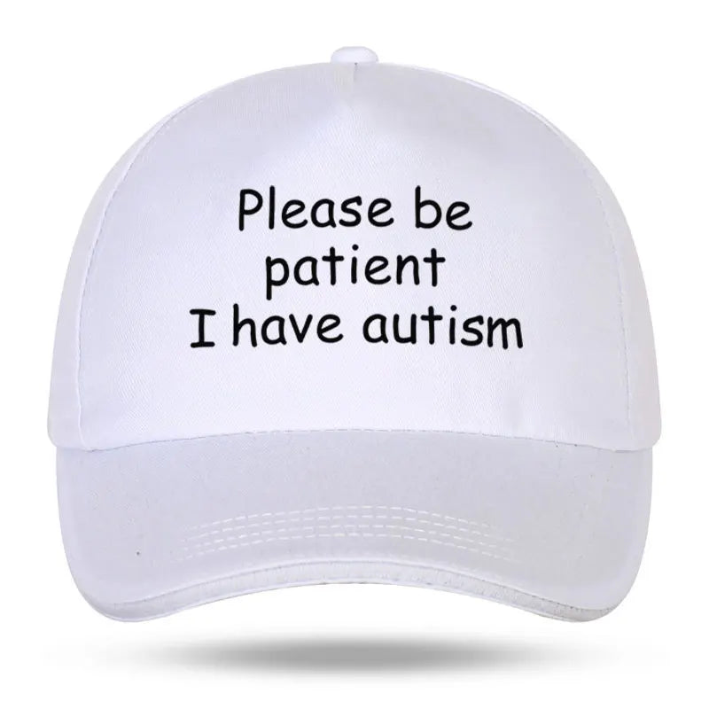 Please Be Patient I Have Autism Cap Baseball Cap