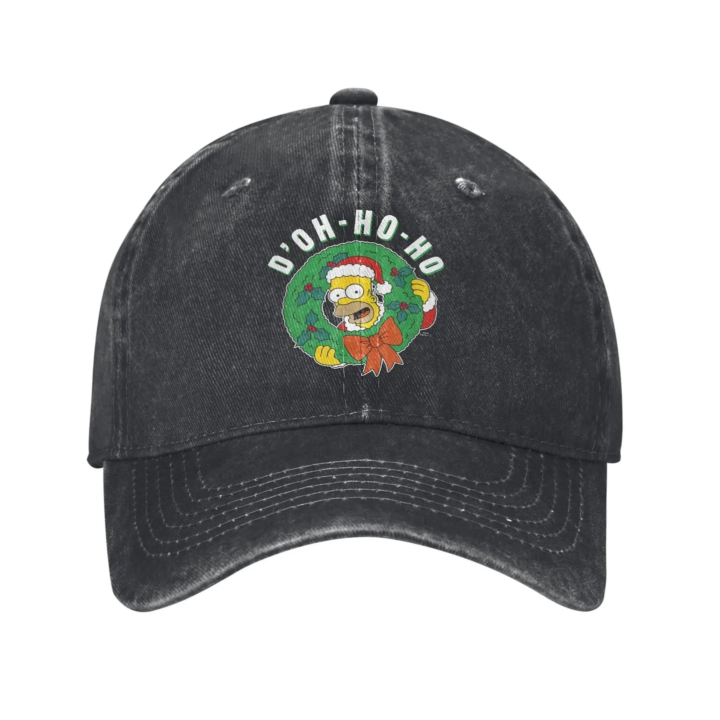 New The S-Simpson Christmas Homer D'Oh-Ho-Ho Alt Sun Baseball Cap