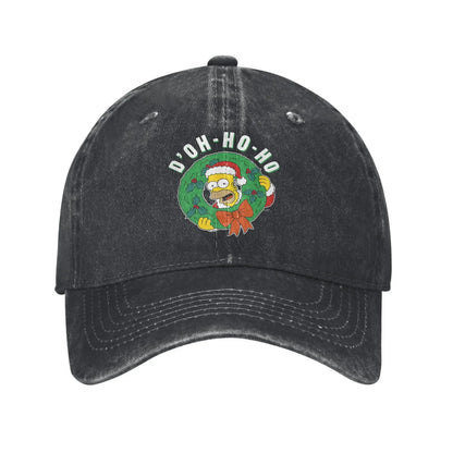 New The S-Simpson Christmas Homer D'Oh-Ho-Ho Alt Sun Baseball Cap