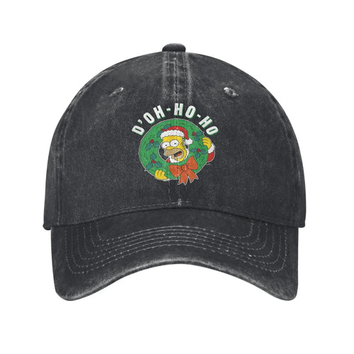 New The S-Simpson Christmas Homer D'Oh-Ho-Ho Alt Sun Baseball Cap