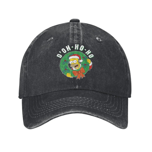 New The S-Simpson Christmas Homer D'Oh-Ho-Ho Alt Sun Baseball Cap