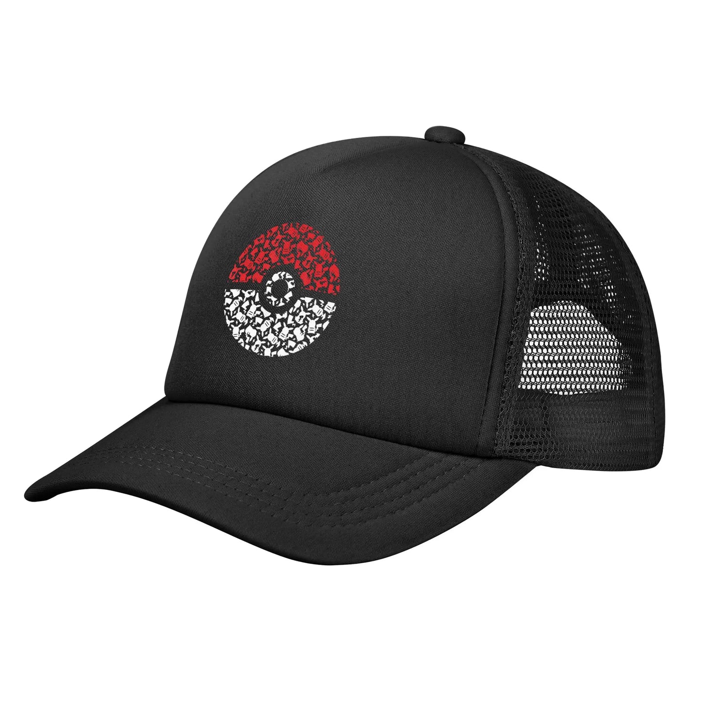 Pikachu Pokeball Mesh Baseball Cap