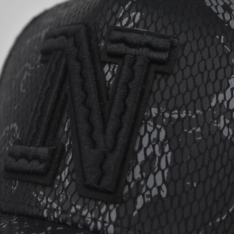 New Mesh Baseball Caps For Men Casual Embroidered Snap Back Mens Caps