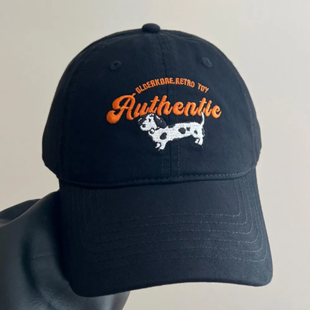 Spotted Dog Embroidered Baseball Cap