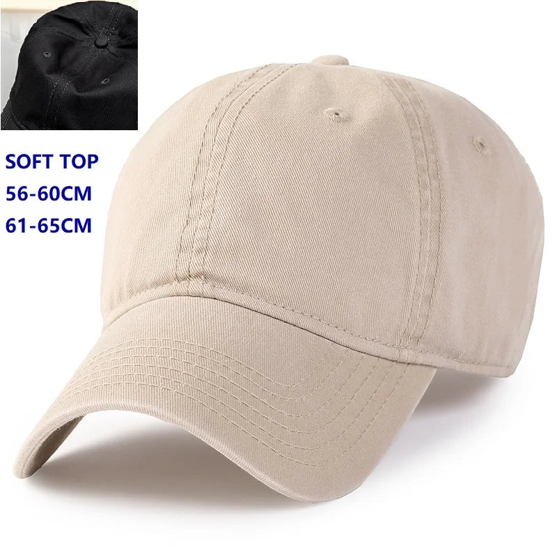 Oversize XXL 100% Cotton Baseball Cap