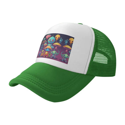 New Astronaut and Alien Dad Golf Hats Mesh Baseball Cap