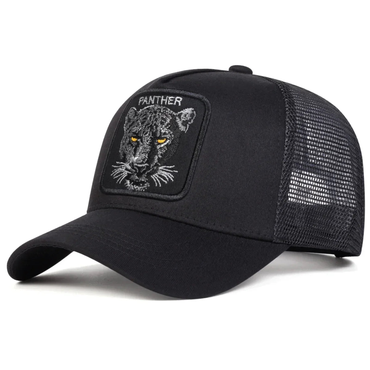 Panther Embroidered Mesh Baseball Cap