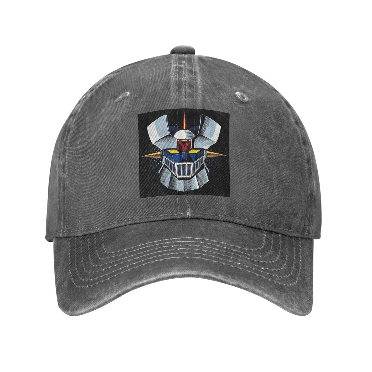 Mazinger Z Mad Robot Denim Fabric Cap Casual Baseball Caps