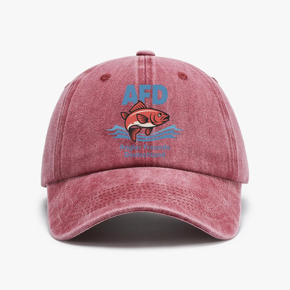 Beach AFD, Angler Friends, Alice Weidel Hip Hop Distressed Baseball Cap