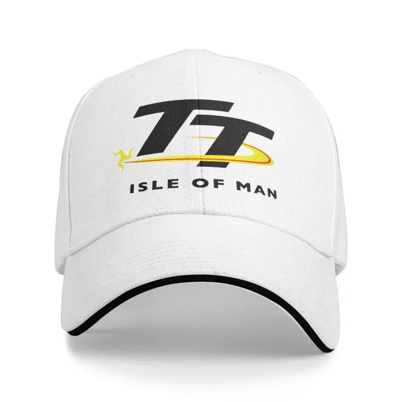 Isle of Man TT Races Motorcycle Print Baseball Cap