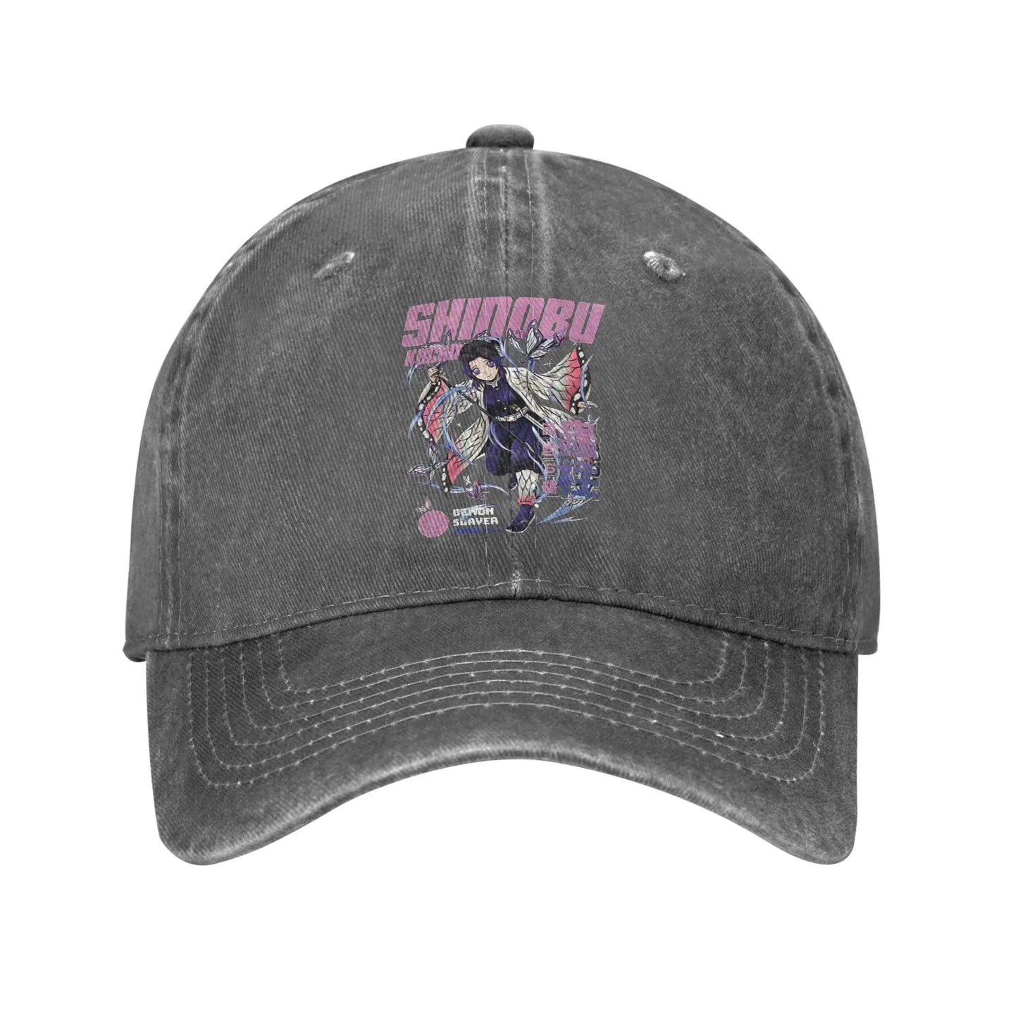 Demon Slayer  Multicolor Hat Peaked Women's Cap Shinobu Kocho Baseball Hat
