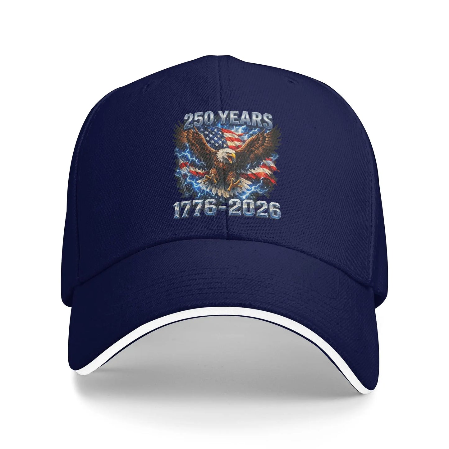 American Bald Eagle 1776 2026 250 Anniversary USA Baseball Cap