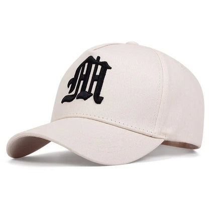 Fashion Gothic Letter M Embroidery Baseball Caps