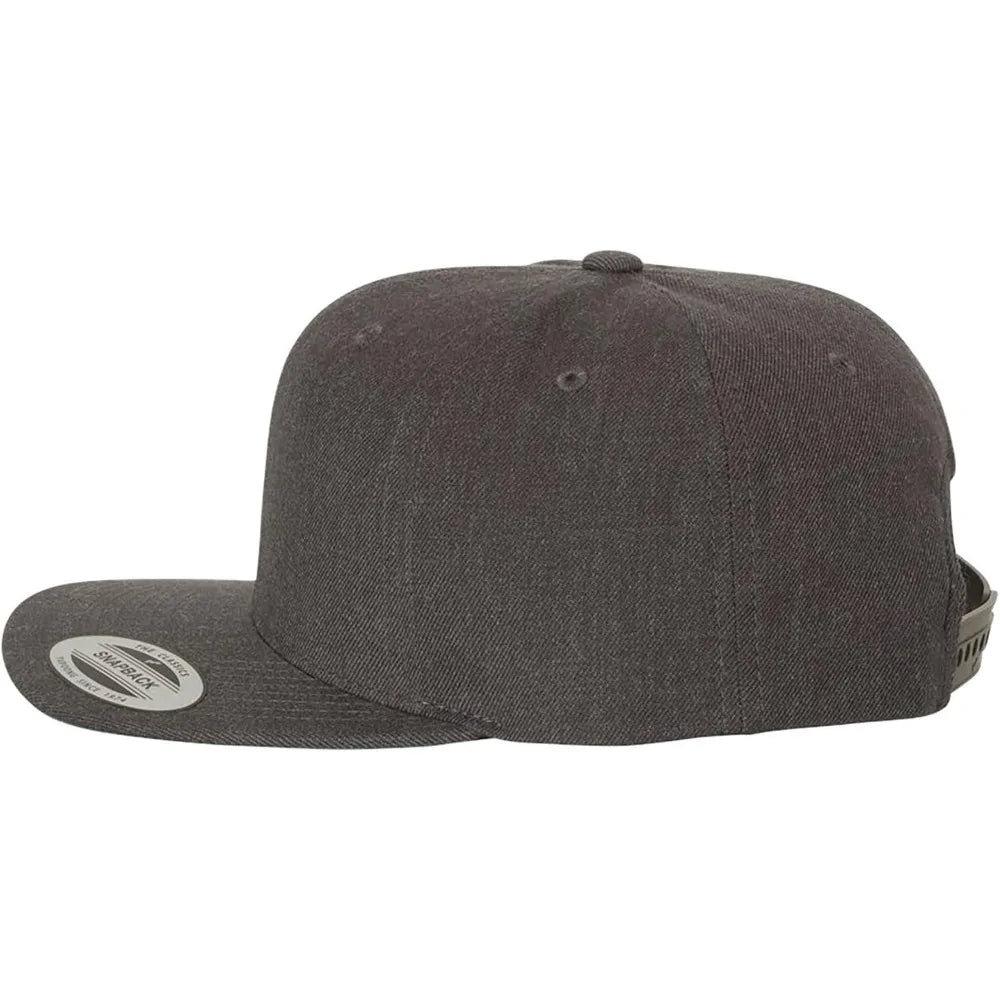 Premium Six-Panel Flatbill Snapback Caps