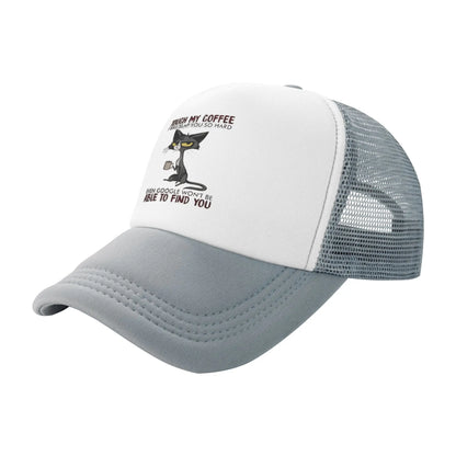 TOUCH MY COFFEE I WILL SLAP YOU SO HARD Mesh Baseball Cap
