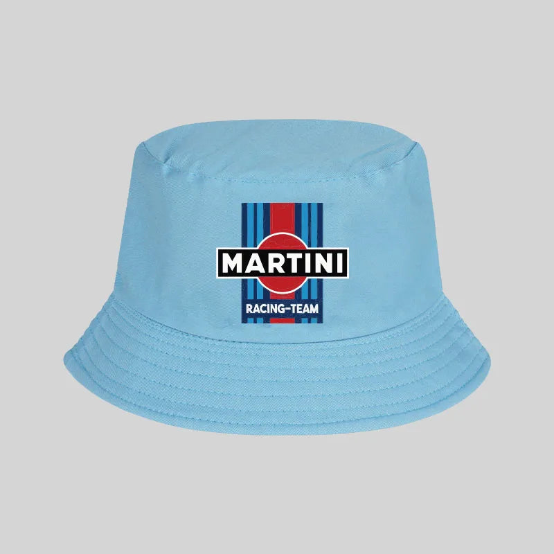 MAITINI Printed Boater Hat Retro Racing-Style Boater Hat Bucket Hat