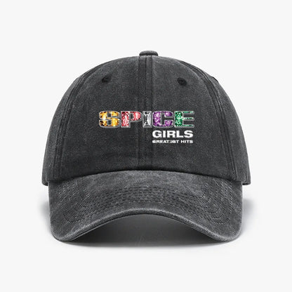 Spice Girls Letter Print Baseball Cap
