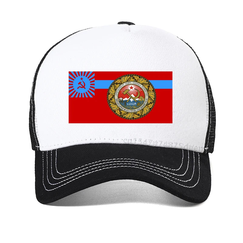 Flag of the Georgian Soviet Socialist Republic Baseball Cap