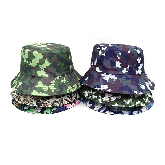 New Fashion Camouflage Bucket Hats Mountaineering Fisherman Hat