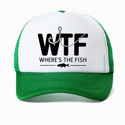 WTF Fish Baseball Cap