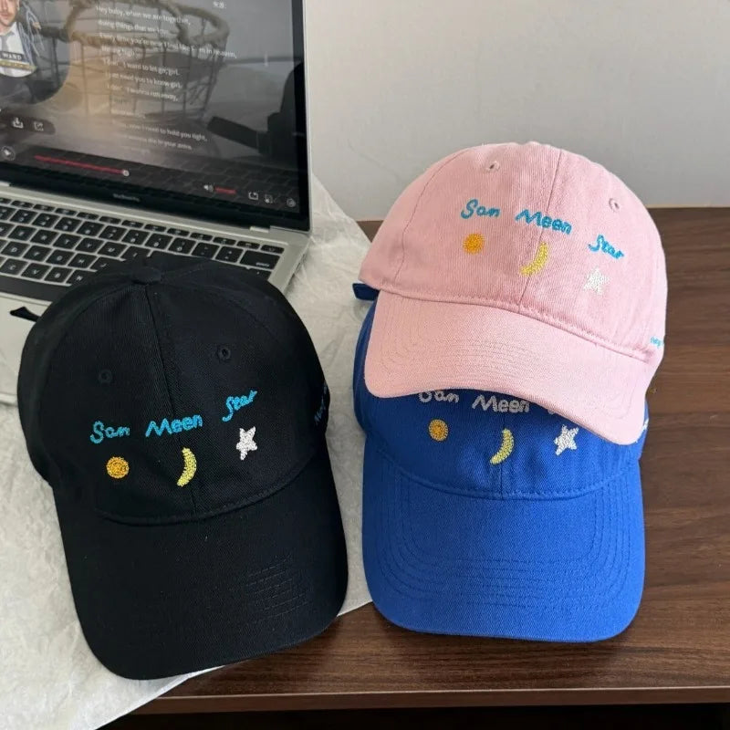 Baseball Cap Cute Letter ''Sam Meen Star''