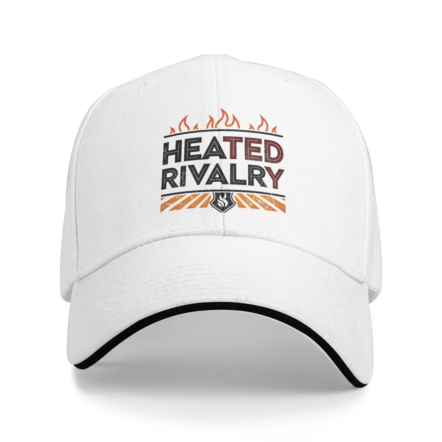 Heated Rivalry Funny Loon Quote Baseball Cap Hip Hop Stupid Canadian Wolf Bird